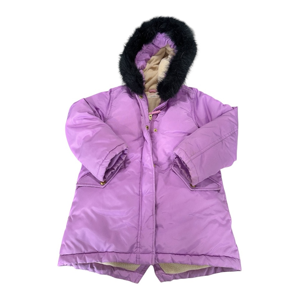 J.Crew Crewcuts‎ Lilac Coat Outerwear Puffer Girl Sz 6-7